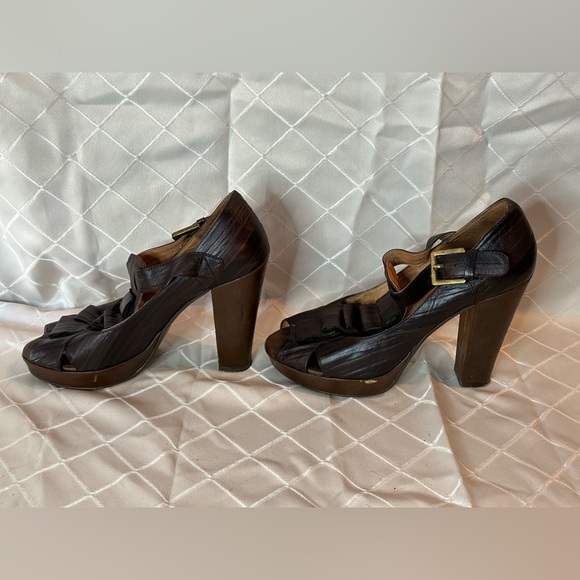 Also Brown Platform Sandals, size 39 - Picture 4 of 16